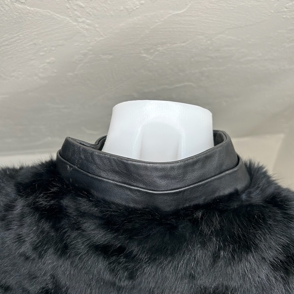 Bebe Leather and Fur Jacket - Picture 6 of 14